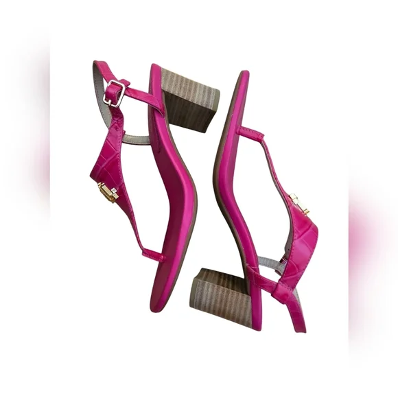 Lauren Ralph Lauren Women’s WESTCOTT II Thong Sandal Ankle Strap Pink NEW Sz 5.5 - Picture 5 of 9